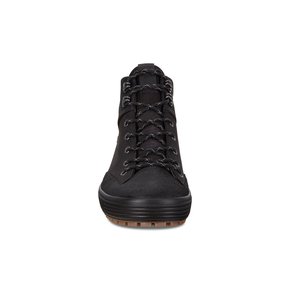 Botas Hombre - ECCO Soft 7 Tred Gtx Altos - Negros - ITG180425